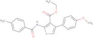 Ethyl 4-(4-methoxyphenyl)-2-(4-methylbenzamido)thiophene-3-carboxylate