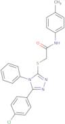 2-[5-(4-Chloro-phenyl)-4-phenyl-4H-[1,2,4]triazol-3-ylsulfanyl]-N-p-tolyl-acetamide