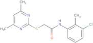 N-(3-Chloro-2-methyl-phenyl)-2-(4,6-dimethyl-pyrimidin-2-ylsulfanyl)-acetamide