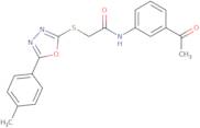 N-(3-Acetyl-phenyl)-2-(5-p-tolyl-[1,3,4]oxadiazol-2-ylsulfanyl)-acetamide