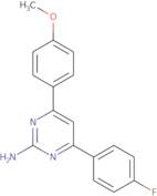 4-(4-Fluorophenyl)-6-(4-methoxyphenyl)pyrimidin-2-amine