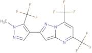 2-[1-Methyl-5-(trifluoromethyl)-1H-pyrazol-4-yl]-5,7-bis(trifluoromethyl)pyrazolo[1,5-a]pyrimidine