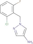 1-[(2-Chloro-6-fluorophenyl)methyl]-1H-pyrazol-4-amine