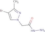 2-(4-Bromo-3-methyl-1H-pyrazol-1-yl)acetohydrazide