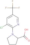 (2S)-1-[3-Chloro-5-(trifluoromethyl)pyridin-2-yl]pyrrolidine-2-carboxylic acid