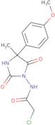2-Chloro-N-[4-(4-methoxyphenyl)-4-methyl-2,5-dioxoimidazolidin-1-yl]acetamide