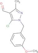 5-Chloro-1-(3-methoxybenzyl)-3-methyl-1H-pyrazole-4-carbaldehyde