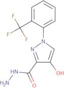 4-Hydroxy-1-[2-(trifluoromethyl)phenyl]-1H-pyrazole-3-carbohydrazide