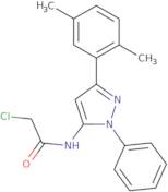 2-Chloro-N-[3-(2,5-dimethylphenyl)-1-phenyl-1H-pyrazol-5-yl]acetamide