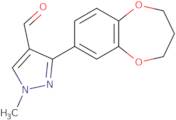 3-(3,4-Dihydro-2H-1,5-benzodioxepin-7-yl)-1-methyl-1H-pyrazole-4-carbaldehyde