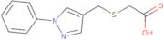 2-{[(1-Phenyl-1H-pyrazol-4-yl)methyl]sulfanyl}aceticacid