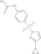 N-{4-[(3-Cyclopropyl-1H-pyrazol-1-yl)sulfonyl]phenyl}acetamide