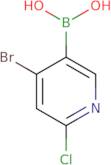 4-Bromo-2-chloropyridine-5-boronic acid