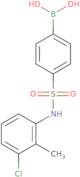 4-[(3-Chloro-2-methylphenyl)sulphamoyl]benzeneboronic acid