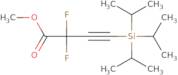 Methyl 2,2-difluoro-4-[tris(propan-2-yl)silyl]but-3-ynoate