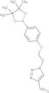 4-(2-{4-[(Tetrahydro-2H-pyran-2-yloxy)methyl]-1H-1,2,3-triazol-1-yl}ethoxy)benzeneboronic acid, ...