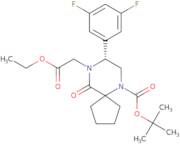 (R)-tert-butyl 8-(3,5-difluorophenyl)-9-(2-ethoxy-2-oxoethyl)-10-oxo-6,9-diazaspiro[4.5]decane-6-c…