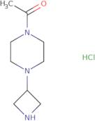 1-[4-(Azetidin-3-yl)piperazin-1-yl]ethan-1-one hydrochloride