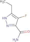 5-Ethyl-4-fluoro-1H-pyrazole-3-carboxamide