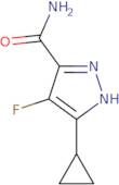 5-Cyclopropyl-4-fluoro-1H-pyrazole-3-carboxamide