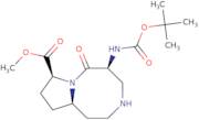 (5S,8S,10aR)-methyl 5-(tert-butoxycarbonylamino)-6-oxodecahydropyrrolo[1,2-a][1,5]diazocine-8-ca...