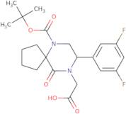 (R)-2-(6-(tert-Butoxycarbonyl)-8-(3,5-difluorophenyl)-10-oxo-6,9-diazaspiro[4.5]decan-9-yl)acetic …