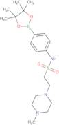 2-(4-Methylpiperazin-1-yl)-N-[4-(4,4,5,5-tetramethyl-1,3,2-dioxaborolan-2-yl)phenyl]ethane-1-sulfo…