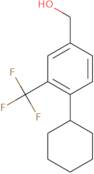 [4-Cyclohexyl-3-(trifluoromethyl)phenyl]methanol