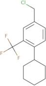 4-(Chloromethyl)-1-cyclohexyl-2-(trifluoromethyl)benzene