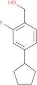 (4-Cyclopentyl-2-fluorophenyl)methanol