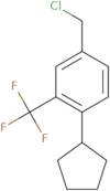 4-Chloromethyl-1-cyclopentyl-2-trifluoromethyl-benzene