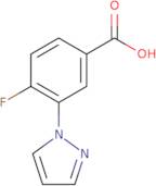 4-Fluoro-3-pyrazol-1-yl-benzoic acid