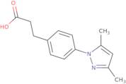 3-[4-(3,5-Dimethyl-pyrazol-1-yl)-phenyl]-propionic acid