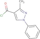 3-Methyl-1-phenyl-1H-pyrazole-4-carbonyl chloride