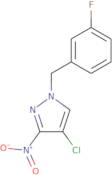 4-Chloro-1-(3-fluorobenzyl)-3-nitro-1H-pyrazole