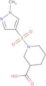 1-[(1-Methyl-1H-pyrazol-4-yl)sulfonyl]piperidine-3-carboxylic acid