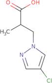 3-(4-Chloro-1H-pyrazol-1-yl)-2-methylpropanoic acid