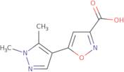 5-(1,5-Dimethyl-1H-pyrazol-4-yl)-isoxazole-3-carboxylic acid