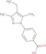 4-(4-Ethyl-3,5-dimethyl-pyrazol-1-yl)-benzoic acid