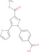 1-(4-Carboxy-phenyl)-5-thiophen-2-yl-1H-pyrazole-3-carboxylic acid methyl ester