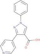 1-Phenyl-3-(pyridin-4-yl)-1H-pyrazole-4-carboxylic acid