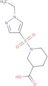 1-(1-Ethyl-1H-pyrazole-4-sulfonyl)-piperidine-3-carboxylic acid