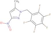 5-Methyl-3-nitro-1-pentafluorophenylmethyl-1H-pyrazole