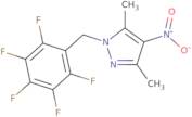 3,5-Dimethyl-4-nitro-1-(pentafluorobenzyl)-1H-pyrazole