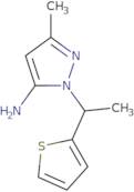 5-Methyl-2-(1-thiophen-2-yl-ethyl)-2H-pyrazol-3-ylamine