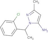 2-[1-(2-Chloro-phenyl)-ethyl]-5-methyl-2H-pyrazol-3-ylamine