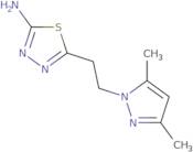 5-[2-(3,5-Dimethyl-pyrazol-1-yl)-ethyl]-[1,3,4]-thiadiazol-2-ylamine