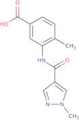 4-Methyl-3-(1-methyl-1H-pyrazole-4-amido)benzoic acid