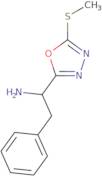 (S)-1-(5-Methylsulfanyl-[1,3,4]oxadiazol-2-yl)-2-phenyl-ethylamine