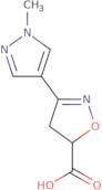 3-(1-Methyl-1H-pyrazol-4-yl)-4,5-dihydro-isoxazole-5-carboxylic acid